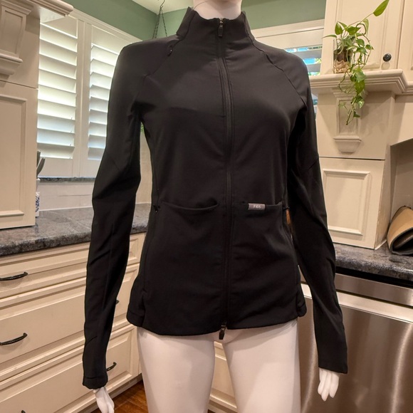 Figs Women's Black Contour Utility Jacket S - Picture 2 of 10